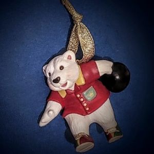 Bowler Bear Ornament